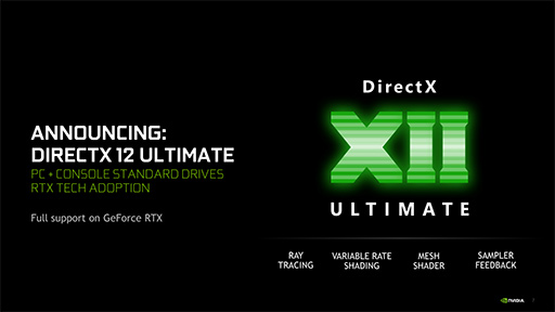 #003Υͥ/NVIDIADirectX 12 UltimateפγפGeForce RTXǤб餫ˡWindows 10μ緿åץǡȤƳ
