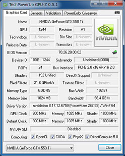 #021Υͥ/GeForce GTX 550 TiפХ󥹤μ줿ǽʤȡХ󥹤礯Ϥħ