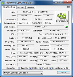 #030Υͥ/GTX 560 Ti2ܤEVGA GeForce GTX 560 Ti 2WINץӥ塼äѤäϥ饹ɤμϤ򸫤