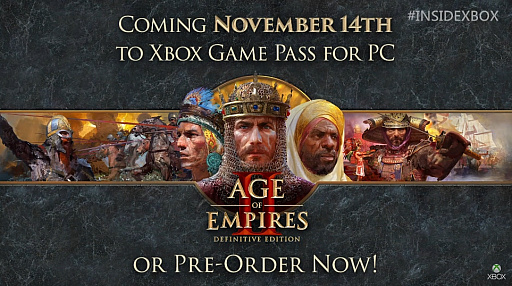  No.001Υͥ / gamescomϡAge of Empires II: Definitive Editionפ1114˥꡼ꡣXbox Game Pass for PCб